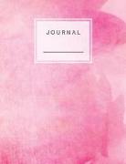 Journal: Pink Lined and Numbered 120 Pages with Grey Lines Letter Size 8.5 X 11 - A4 Size (Journal, Notes, Notebook, Diary, Com