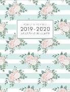 2019-2020 Academic Planner: Weekly and Monthly Dated Academic Planner Organizer with Inspirational Quotes, Large (July 2019 - June 2020) - Teal Fl