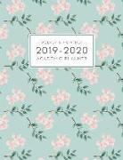 2019-2020 Academic Planner: Weekly and Monthly Dated Academic Planner Organizer with Inspirational Quotes, Large (July 2019 - June 2020) - Teal Wa