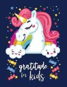 Gratitude for Kids: Daily Writing Today I Am Grateful for Daily Prompts and Questions Cute Unicorn with Star Design