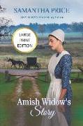 Amish Widow's Story Large Print