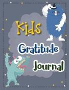 Kids Gratitude Journal: Cute Monsters with 90 Days Daily Writing for Boys and Girls. Draw and Writing, Monsters Coloring Pages.Sticker Space A