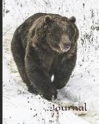 Journal: Wildlife Theme Journal - Alaska, Grizzly Bear, Alaskan Wildlife, Alaskan Bear, American Wildlife, Arctic Animals, 8x10