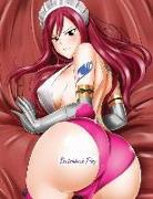 Sketchbook Plus: Sexy Anime Girls: 100 Large High Quality Sketch Pages (Sexy Erza Scarlet)