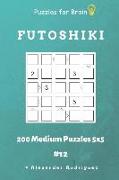 Puzzles for Brain - Futoshiki 200 Medium Puzzles 5x5 Vol.12