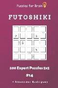 Puzzles for Brain - Futoshiki 200 Expert Puzzles 5x5 Vol.14