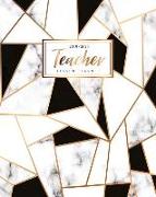 Teacher Lesson Planner 2019-2020: Teacher Planner Dot Grid Journal Notebook July 2019-June 2020 Weekly Planner School Monthly Calendar Academic Record