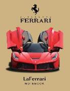 Supercars Ferrari Laferrari Notebook: For Boys & Men, Ferrari Journal / Diary / Notebook, Lined Composition Notebook, Ruled, (8.5 X 11 Inches) Large