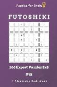 Puzzles for Brain - Futoshiki 200 Expert Puzzles 8x8 Vol.18