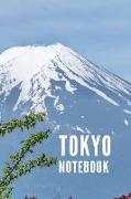 Tokyo Notebook: Japan City Tourist Travel Guide, Blank Lined Ruled Writing Notebook 108 Pages 6x9 Inches