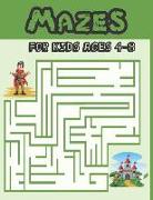 Mazes for Kids Ages 4-8: A Maze Activity Book for Kids