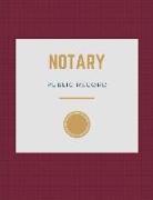 Notary Journal: Public Records Logbook, 120 Pages