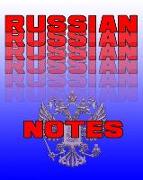 Russian Notes: Russian Journal, 8x10 Composition Book, Back to School Notebook, Russian Language Student Gift