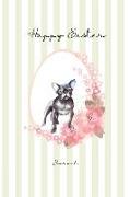 Happy Easter Journal: Boston Terrier Dog Easter Journal Notebook, 6x9" 110 Pages, Dot Grid for Bujo