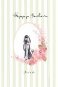 Happy Easter Journal: Poodle Dog Easter Journal Notebook, 6x9" 110 Pages, Dot Grid for Bujo