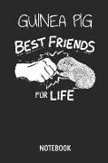 Guinea Pig Best Friends Notebook: Liniertes Mehrschweinchen Notizbuch & Schreibheft Beste Freunde Für Frauen Männer Und Kinder. Eine Tolle Geschenk Id