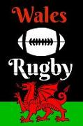 Wales Rugby: Welsh Book Notepad Notebook Composition and Journal Gratitude Diary Gift