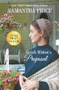 Amish Widow's Proposal Large Print