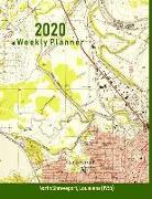 2020 Weekly Planner: North Shreveport, Louisiana (1955): Vintage Topo Map Cover