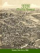 2020 Weekly Planner: Woodbury, New Jersey (1886): Vintage Panoramic Map Cover