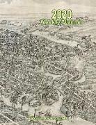 2020 Weekly Planner: Bridgeton, New Jersey (1886): Vintage Panoramic Map Cover