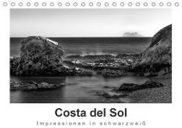 Costa del Sol Impressionen in schwarzweiß (Tischkalender 2020 DIN A5 quer)