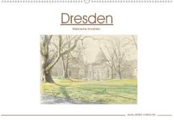Dresden - Malerische Ansichten (Wandkalender 2020 DIN A2 quer)