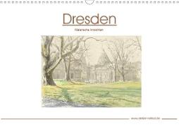 Dresden - Malerische Ansichten (Wandkalender 2020 DIN A3 quer)