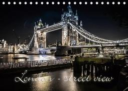 London - street view (CH-Version) (Tischkalender 2020 DIN A5 quer)