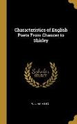 Characteristics of English Poets from Chaucer to Shirley