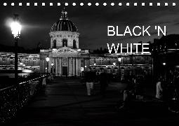 BLACK 'N WHITE (Tischkalender 2020 DIN A5 quer)
