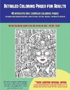Detailed Coloring Pages for Adults (40 Complex and Intricate Coloring Pages): An Intricate and Complex Coloring Book That Requires Fine-Tipped Pens an