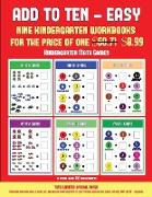 Kindergarten Math Games (Add to Ten - Easy): 30 Full Color Preschool/Kindergarten Addition Worksheets That Can Assist with Understanding of Math