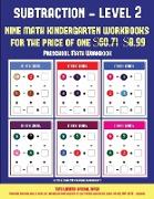 Preschool Math Workbook (Kindergarten Subtraction/Taking Away Level 2): 30 Full Color Preschool/Kindergarten Subtraction Worksheets (Includes 8 Printa