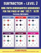 Preschool Math Games (Kindergarten Subtraction/Taking Away Level 2): 30 Full Color Preschool/Kindergarten Subtraction Worksheets (Includes 8 Printable