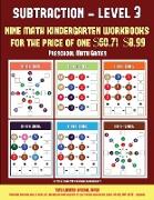 Preschool Math Games (Kindergarten Subtraction/Taking Away Level 3): 30 Full Color Preschool/Kindergarten Subtraction Worksheets (Includes 8 Printable