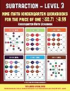 Kindergarten Math Workbook (Kindergarten Subtraction/Taking Away Level 3): 30 Full Color Preschool/Kindergarten Subtraction Worksheets (Includes 8 Pri