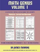 Preschool Subtraction Workbook (Math Genius Vol 1): This Book Is Designed for Preschool Teachers to Challenge More Able Preschool Students: Fully Copy