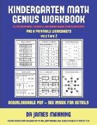 Pre K Printable Worksheets (Kindergarten Math Genius): This Book Is Designed for Preschool Teachers to Challenge More Able Preschool Students: Fully C