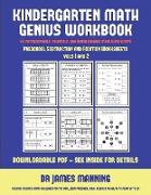 Preschool Subtraction and Addition Worksheets (Kindergarten Math Genius): This Book Is Designed for Preschool Teachers to Challenge More Able Preschoo