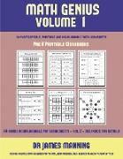 Pre K Printable Workbooks (Math Genius Vol 1): This Book Is Designed for Preschool Teachers to Challenge More Able Preschool Students: Fully Copyable