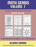 Preschool Math Book (Math Genius Vol 1): This Book Is Designed for Preschool Teachers to Challenge More Able Preschool Students: Fully Copyable, Print