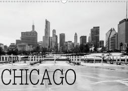 Icy Chicago (Wandkalender 2020 DIN A3 quer)