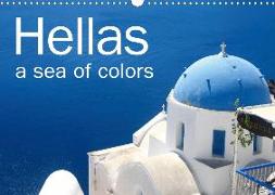 Hellas - a sea of colors / UK-Version (Wall Calendar 2020 DIN A3 Landscape)