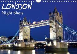London - Night Shots (Wall Calendar 2020 DIN A4 Landscape)
