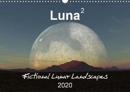 Luna 2 - fictional lunar landscapes (Wall Calendar 2020 DIN A3 Landscape)