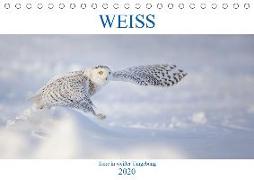 WEISS (Tischkalender 2020 DIN A5 quer)