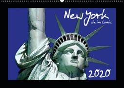 New York wie im Comic (Wandkalender 2020 DIN A2 quer)