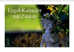 Engel-Kalender mit Zitaten (Wandkalender 2020 DIN A3 quer)