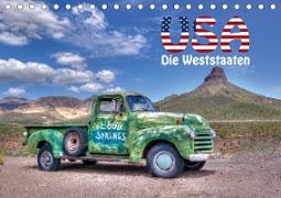 USA - Die Weststaaten (Tischkalender 2020 DIN A5 quer)